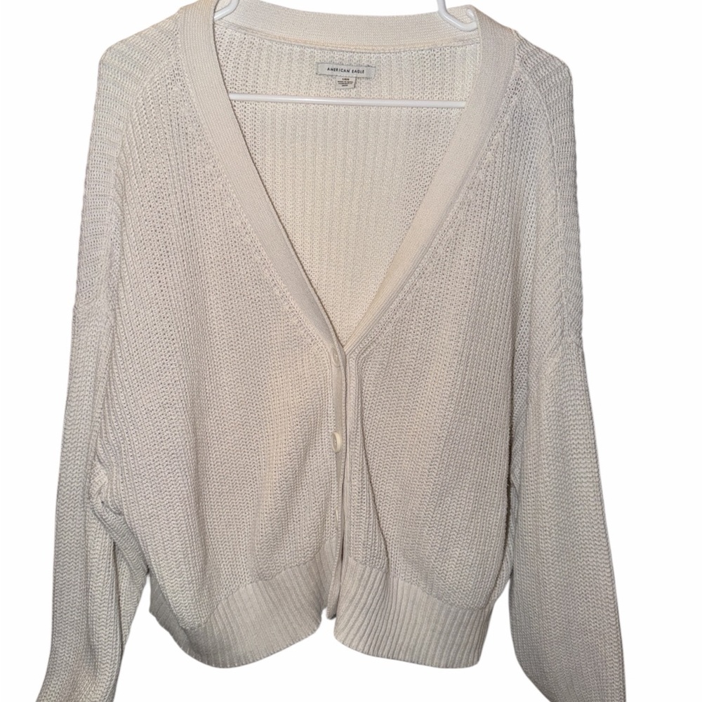 Women’s American Eagle Knit V-Neck Cardigan Sweater - Size L.
